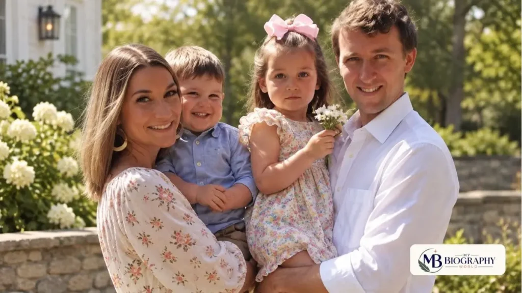 Lindsay Clancy with her husband Patrick and their three children in a family photo represented by My Biography World